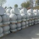 陇南 白麻花岗岩石材圆球，石球，挡车球，隔离球，景观石球，风水球等