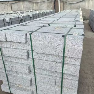 陇南 白麻花岗岩路沿石，弧形路沿石，道牙石，马路牙子，界石，路缘石，平沿石，直岩石，平缘石等