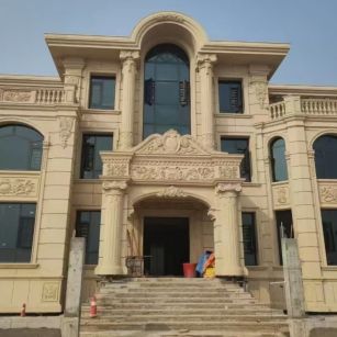 陇南 黄金麻花岗岩别墅外墙干挂