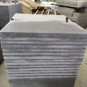 陇南 芝麻白5公分火烧地铺成品，900*400，规格可定制