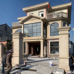 陇南 黄金麻花岗岩荔枝面别墅外墙干挂私家专属