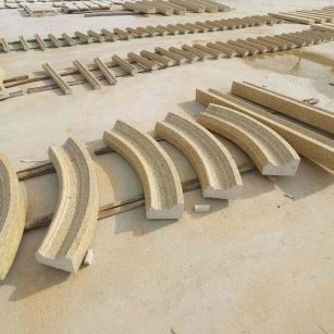 陇南 黄金麻花岗岩别墅线条