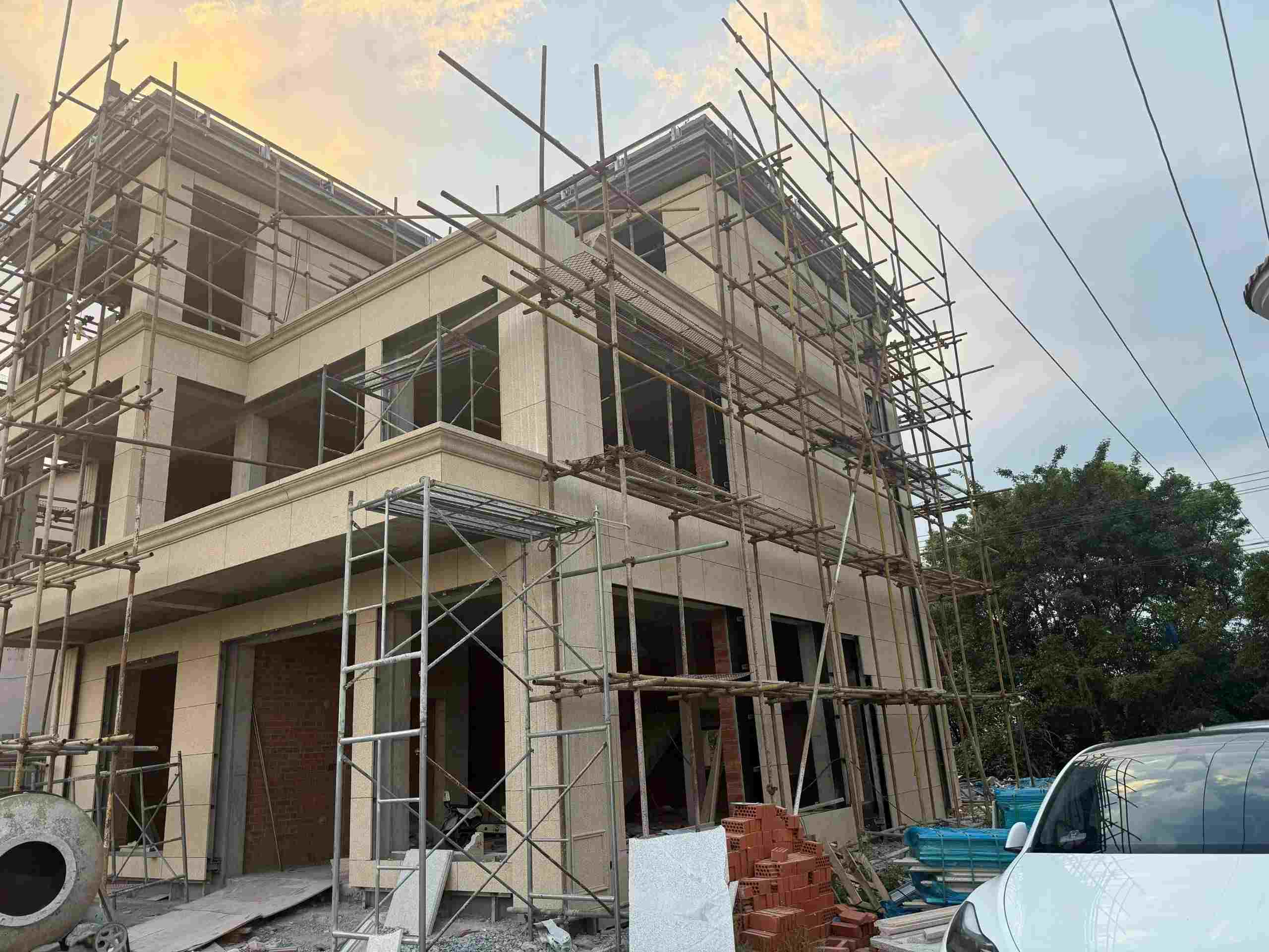 陇南 黄金麻荔枝面花岗岩外墙干挂