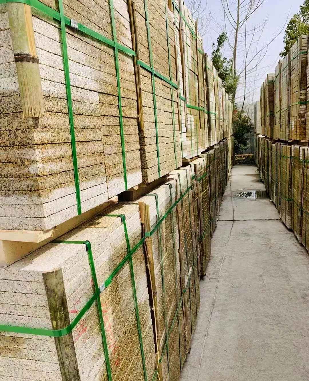 陇南 黄金麻花岗岩荔枝面地铺石