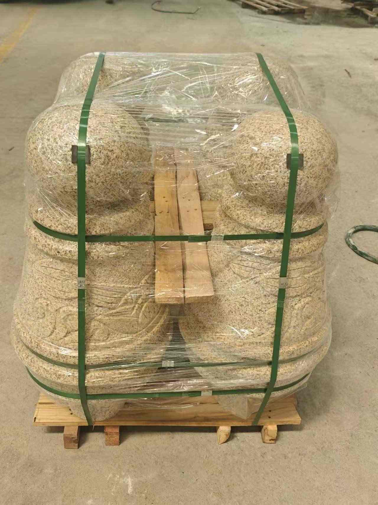 陇南 黄金麻异形定制雕花——棒棒糖挡车柱