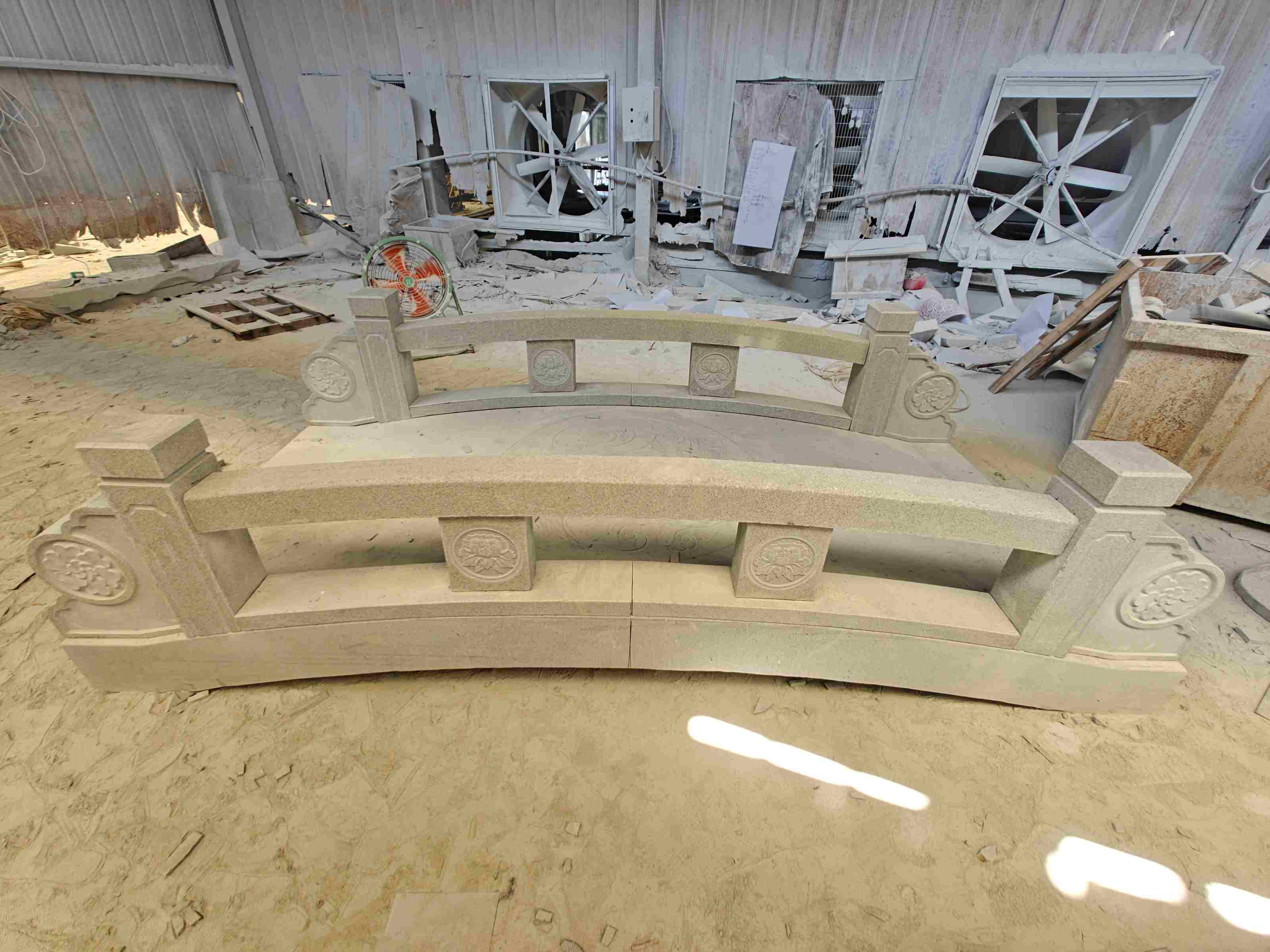 陇南 芝麻灰花岗岩异形加工-拱桥，石桥