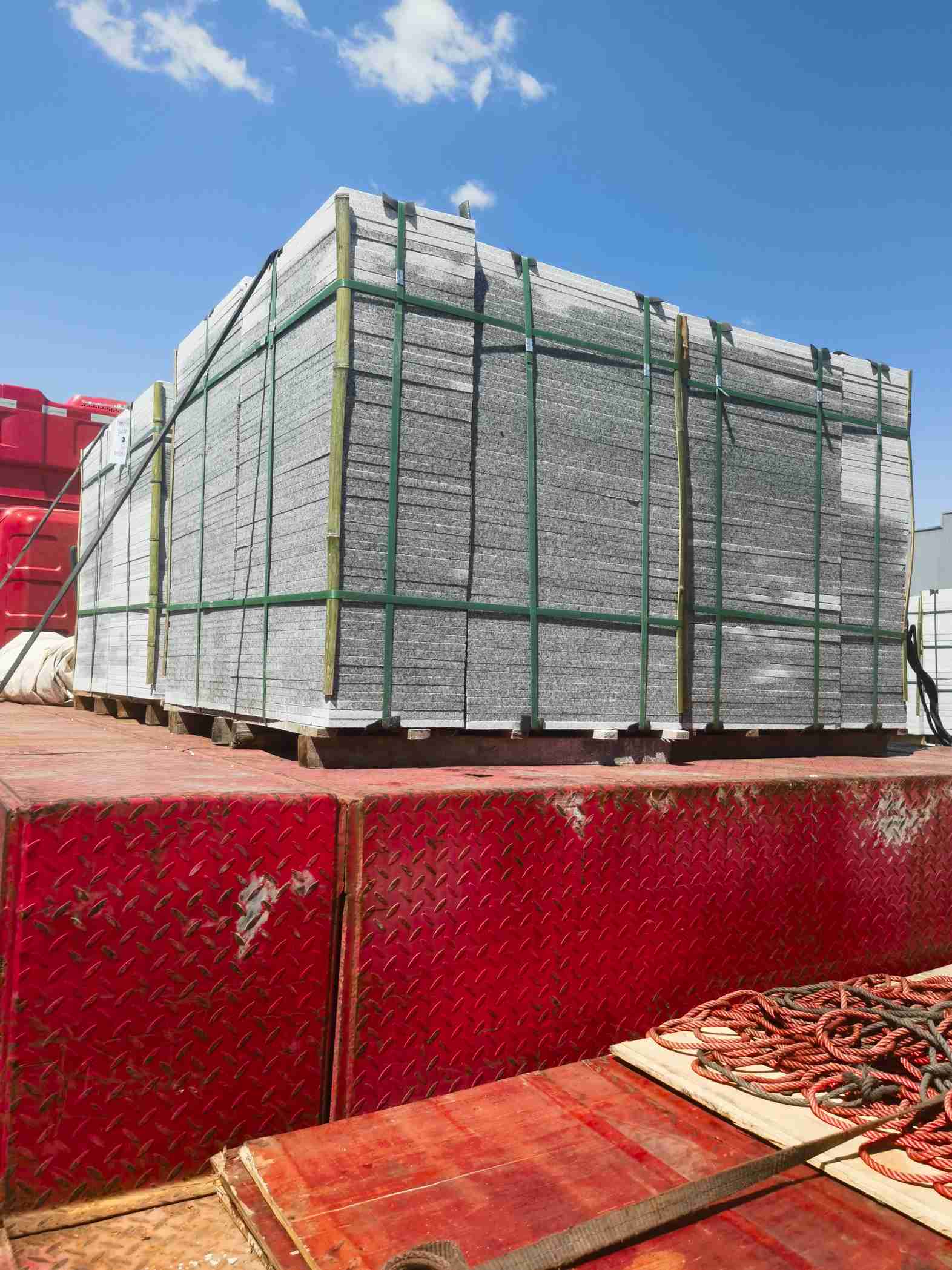 陇南 芝麻白火烧规格板地铺石300*600/600*600