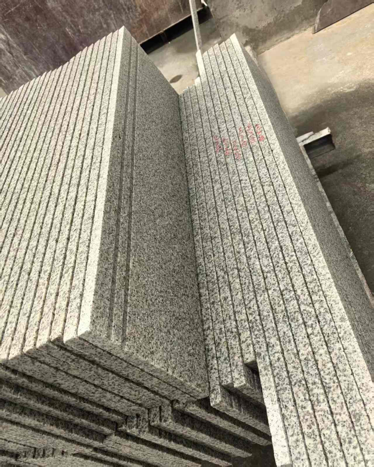 陇南 白麻荔枝面花岗岩楼梯踏步