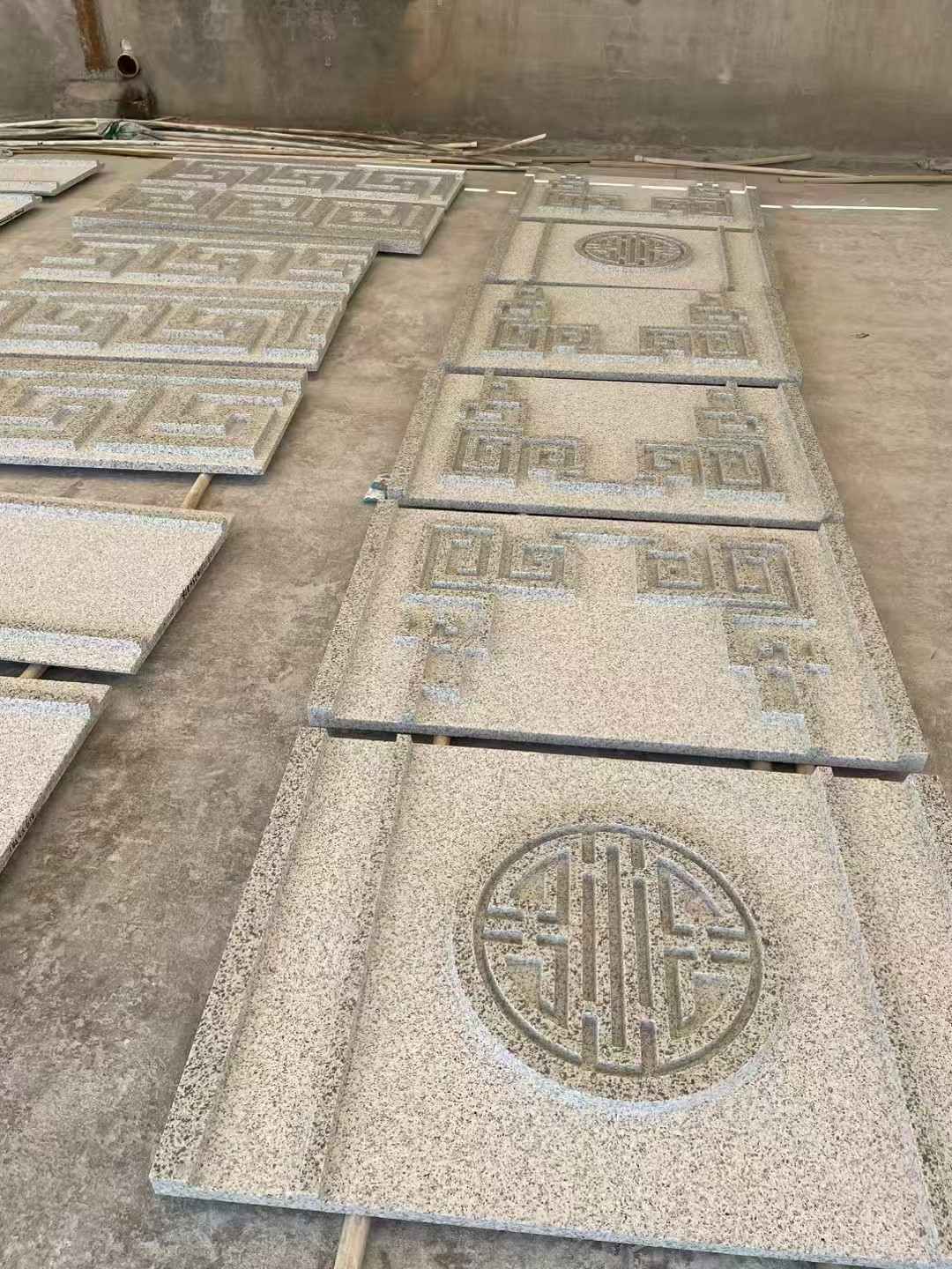 陇南 白麻花岗岩外墙立面雕刻板