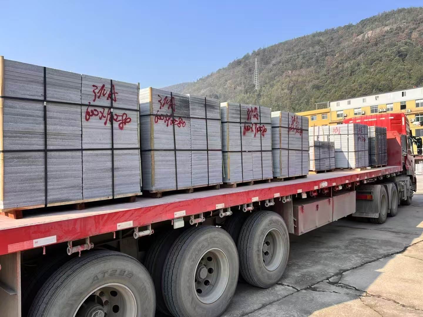 陇南 芝麻灰地铺石出货日常