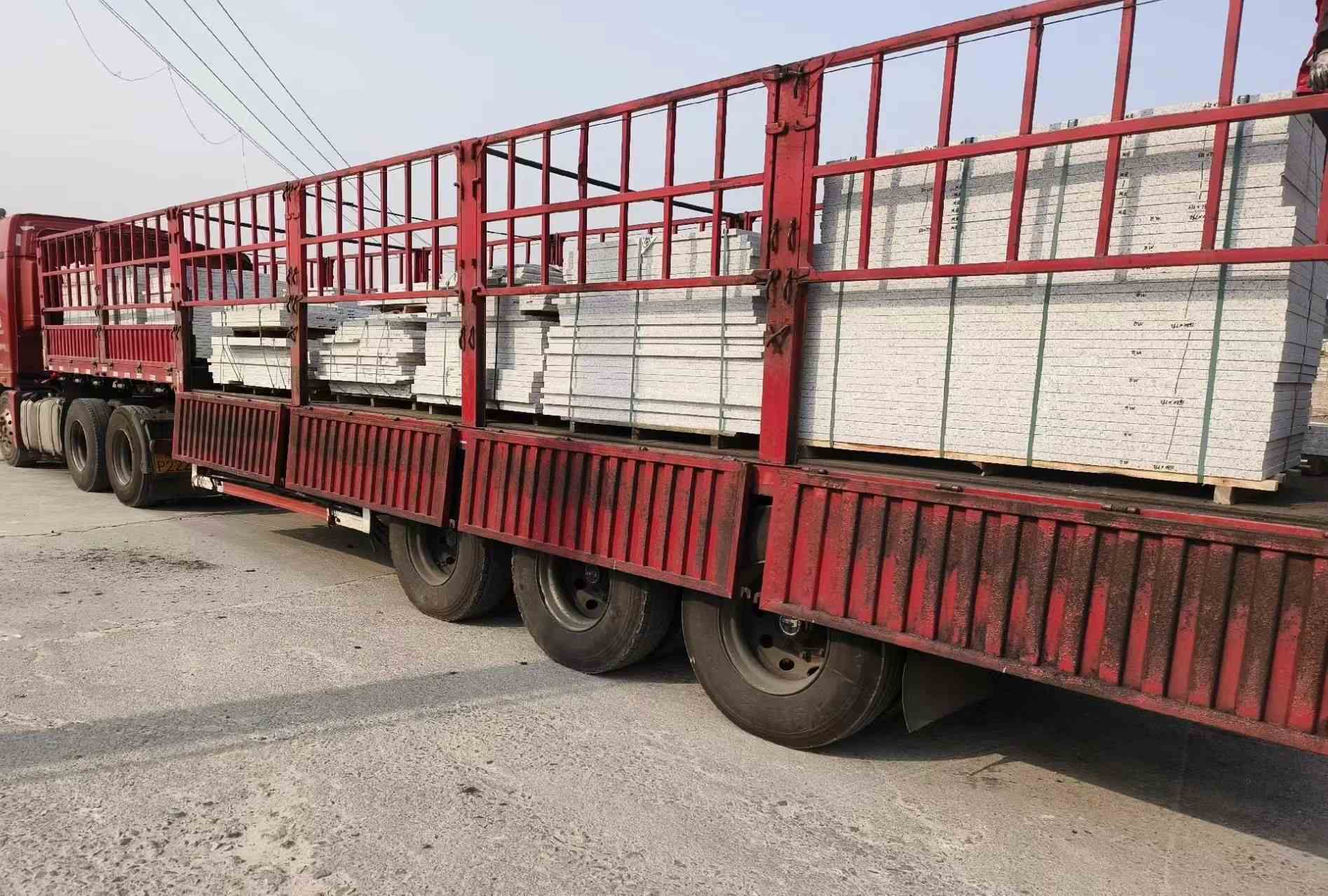 陇南 白麻荔枝面外墙干挂，工厂装车日常