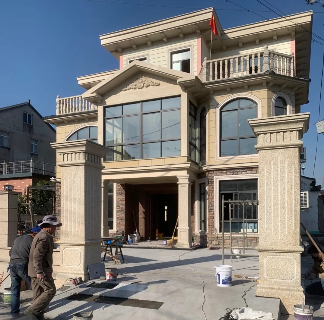 陇南 黄金麻花岗岩荔枝面别墅外墙干挂私家专属